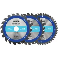 Labor HM cirkelzaagblad hout 184x30x2,2mm - 20,24,40T (3 Stuks)