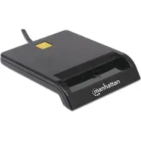 IC Intracom - Kaartlezer - USB 2.0 - Zwart - Blisterverpakking