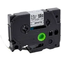 Brother HSE-211 Tape Zwart op wit (5,8 mm)