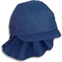 Sterntaler Sterntale Cap Met Nekbescherming Blauw | Maat: 55 cm