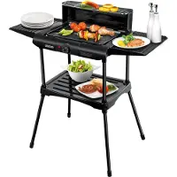 Unold 58565 Elektrische grill voor op tafel of aanrecht, 1600 watt, met thermostaat