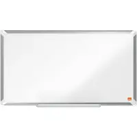 Nobo Premium Plus Widescreen Magnetisch Whiteboard Staal - Met Pennengoot - Inclusief Whiteboard Marker - 710x400mm