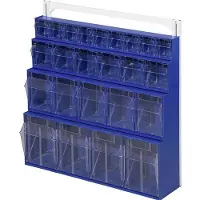 Allit wandmontageset voor schuifladehouder (B x H x D) 600 x 615 x 40 mm, grijs, zwart, VarioPlus ProFlip WD 60, 464550, 1 stuk (464550)