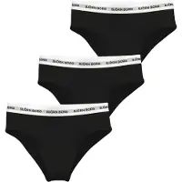 Björn Borg Logo Highwaist Briefs 3-pack Zwart | Maat: S