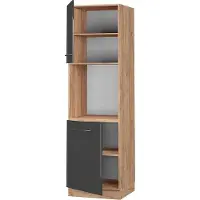 Vicco Fame-Line Ovenombouwkast – 60 cm open Antraciet Hoogglans