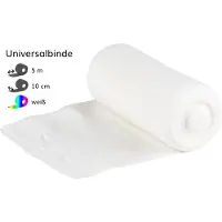 Lenkelast Leneklast universele verbandrol 10 cm x 5 m, per stuk verpakt 10 St Verband