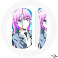 MANIACASE Draadloze muis - - Ritsu Assassination Classroom - Wit - USB Wifi - Compatibel met Mac en PC