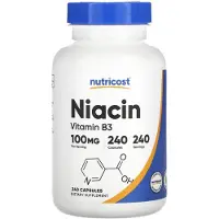 Nutricost - Vitamine B3 Niacine 100 mg (240 Capsules)