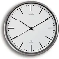 MAUL wandklok MAULfly - diameter 30 mm - Radiografische klok - wit