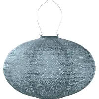 Lumiz solar lampion oval 40 - mosaic - grijs/blauw