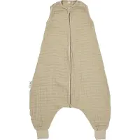 Meyco Baby Uni baby zomer slaapoverall jumper - pre-washed hydrofiel - sand - 92cm - 0.5 TOG