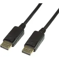 Logilink CV0074 DisplayPort-kabel DisplayPort Aansluitkabel DisplayPort-stekker, DisplayPort-stekker 5.00 m Zwart