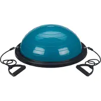 Avento Balanstrainer + 2 weerstandsbanden - Ø 58 cm - Blauw/Zwart