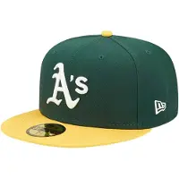 New Era Oakland Athletics 59Fifty Fitted Cap Green Yellow | 6 7/8