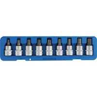 Bgs Bits, Bitset Aandrijfvierkant 20 mm (3/4") Binnenzeskant, T-profiel (voor Torx) 9 stuks. (20 mm)