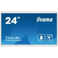 Iiyama TW2424AS-W1 beeldkrant Digitale signage flatscreen 60,5 cm (23.8") Wifi 350 cd/m² 4K Ultra HD Zwart Touchscreen Type processor Android 24/7