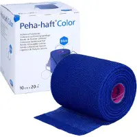 Paul hartmann ag Peha-haft Color Blauw 10 cm x 20 m | 1 stuk