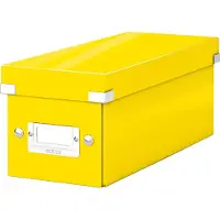Leitz CD opbergdoos serie Klik + Store, geel