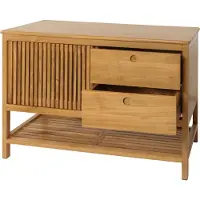 Mendler Teakhouten ladekast -M70, dressoir, schuifladen, hoogwaardige B-kwaliteit teak (kernhout, 20-30 jaar), 81x106x55cm