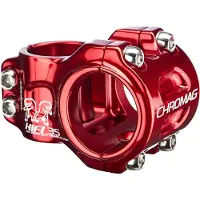 Chromag Tige HiFi V2 Tige 35mm Clamp 1-1/8 Steererer 35mm Reach Rouge