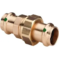 Viega Technologie voor pijpaansluitingen, Fitting Sanpress 2260 22mm, RG o Siliziumbr., platd., SC-Con. (Pijpfitting)