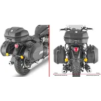 Givi Royal Enfield Super Meteor 650 2023 Montage Zijkoffers