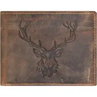 Green Burry Portemonnee 'Vintage Hirsch' bruin