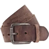 Vanzetti Leren riem Denim Love 45mm Leather Belt W95 Light Brown bruine
