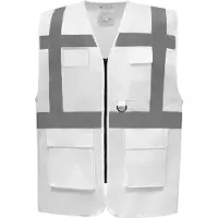 Yoko YK801 Multi-Functional Executive Waistcoat - Wit