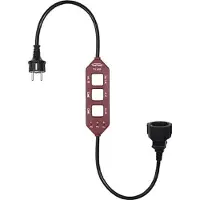 Testboy TV 435 Meetadapter Randaarde stekker - Randaarde koppeling Rood