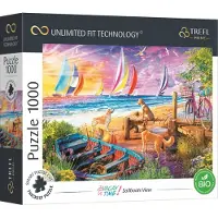 Trefl puzzel 1000 stukjes - Sailboats View - FSC Mix - legpuzzel.