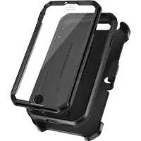 Supcase All-round dekking Serie (iPhone SE (2022)), Smartphonehoes, Zwart