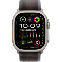 Apple Watch Ultra 2 GPS + Cellular 49 mm Titanium Case met Blauw en Zwart Trail Loop M/L