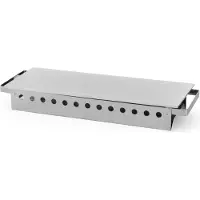 Hendi Schotelwarmer 3-pits – roestvast staal – krasbestendig – 450x180x65 mm