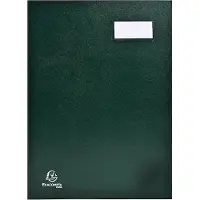 Exacompta Handtekeningenboek A4 Groen 24123E 24 (B) x 1,7 (D) x 32,7 (H) cm