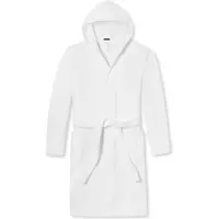 Schiesser Badjas lang ' Essentials ' offwhite