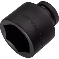 Hazet Krachtdopsleutel 1100S-60 · 1 inch (25 mm) vierkant hol · Buiten-zeskant-profiel · SW 60 mm