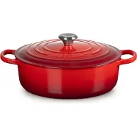 Le Creuset Gietijzeren Lage Braadpan Kersenrood 30cm 6,2l