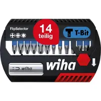 Wiha 41824 Bitset 13-delig Kruiskop Phillips, Torx plus