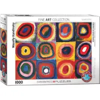 Eurographics Colour Study of Squares - Wassily Kandinsky Puzzel (1000 stukjes)