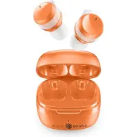 Music Sound BTMSTWSFLOWO headset oranje - Bluetooth 5.3 - 25 uur speeltijd