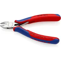 Knipex 77 02 120 H Elektronica en fijnmechanica Zijkniptang Met facet 120 mm
