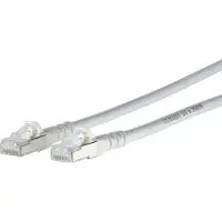 BTR NETCOM Patchkabel Cat.6A1308451088-E10GB_T AWG26 weiss Länge 1 m