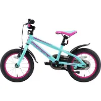 Bikestar Urban Jungle kinderfiets 14 inch turquoise female