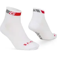 Gripgrab - Classic Low Cut Zomer Fietssokken 1 Paar Korte Coolmax Sokken - Wit - Unisex - Maat S (38-41)