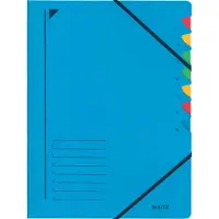 Leitz sorteermap blauw (7 tabs)