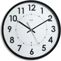 Cep Orium Abyliss radiografische wandklok, quartz, stil, zwart
