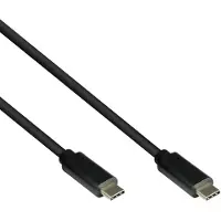 Goobay USB-C kabel | USB3.0 5 Gbps | PD 60W | zwart | 1 meter