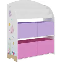 En.casa Kinderboekenkast Orust opbergkast 97,5x82,5x29,5 cm oceaan motief []