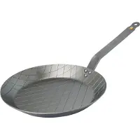 De Buyer B-Element steakpan ø 24 cm plaatstaal grijs